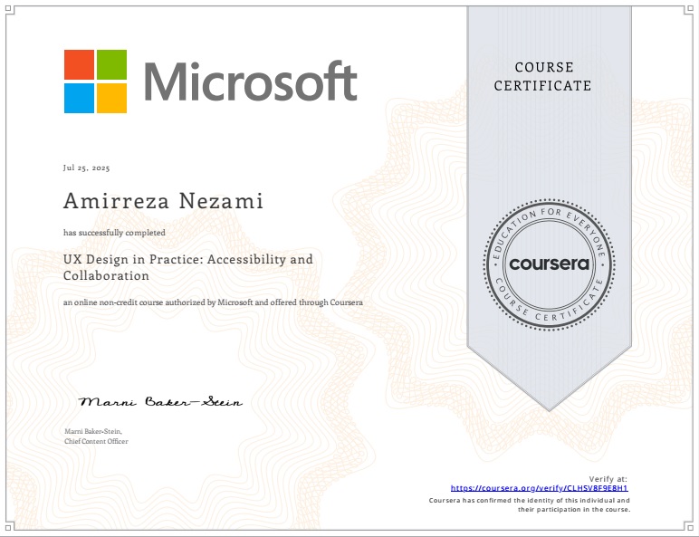 Card 2 Certificate